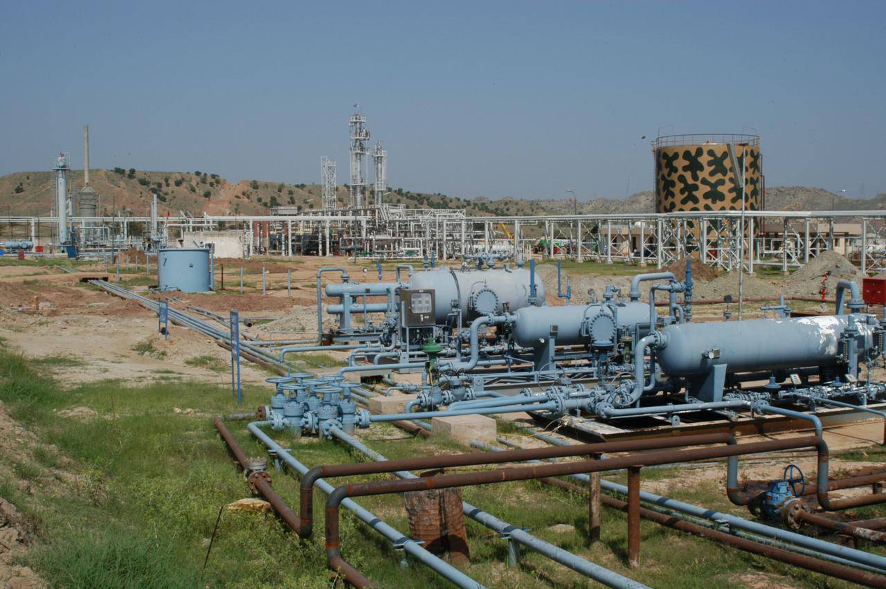 منشآت تابعة لشركة تنمية النفط والغاز الباكستانية