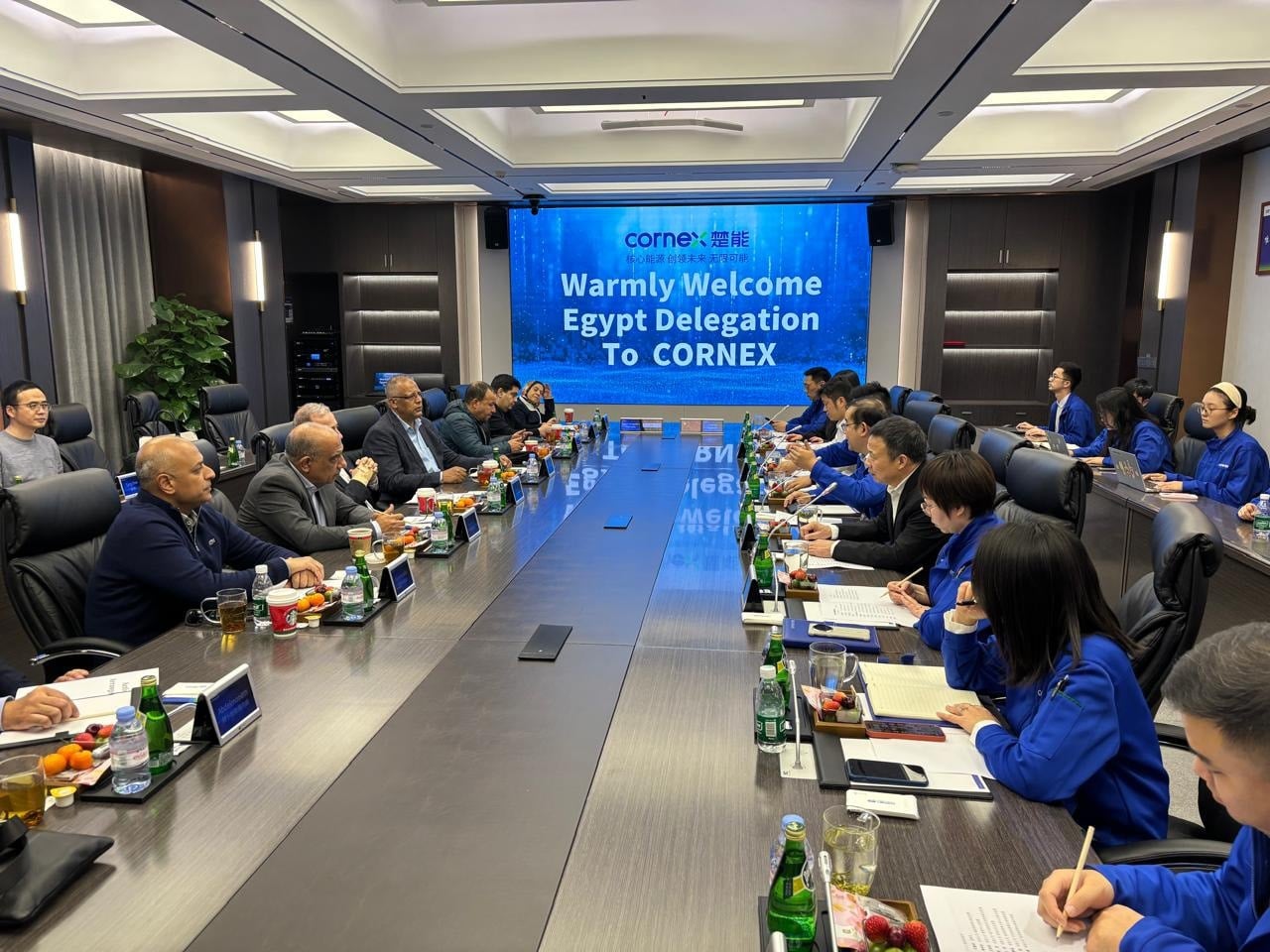 جانب من مباحثات وزير الكهرباء المصري في الصين