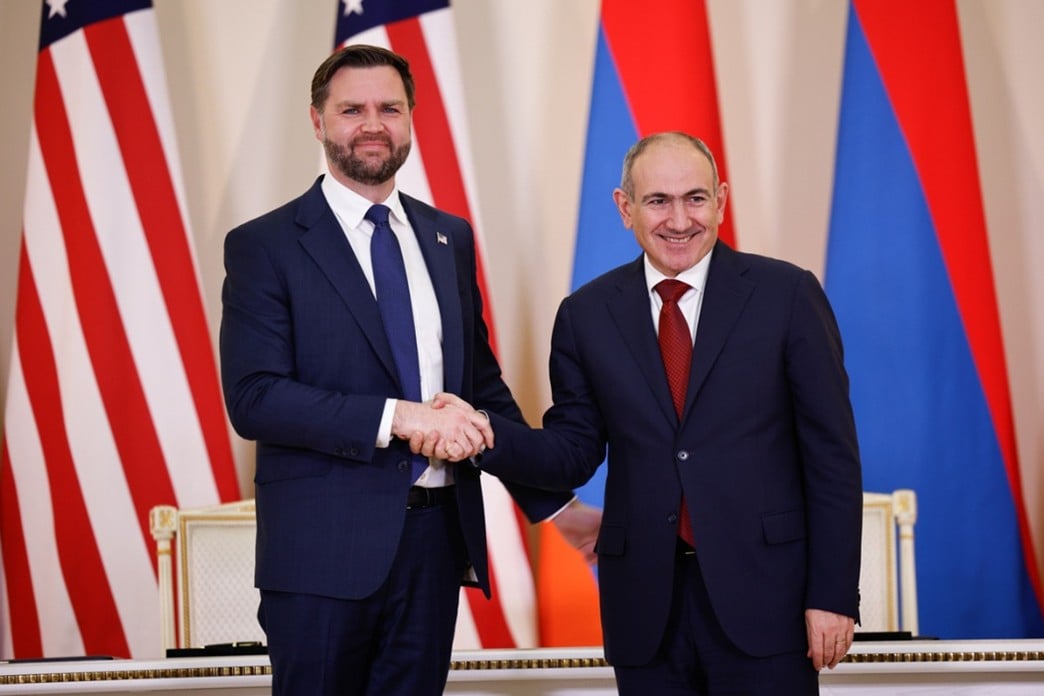 جانب من حفل توقيع الاتفاقية الثنائية للتعاون النووي السلمي بين أرمينيا والولايات المتحدة