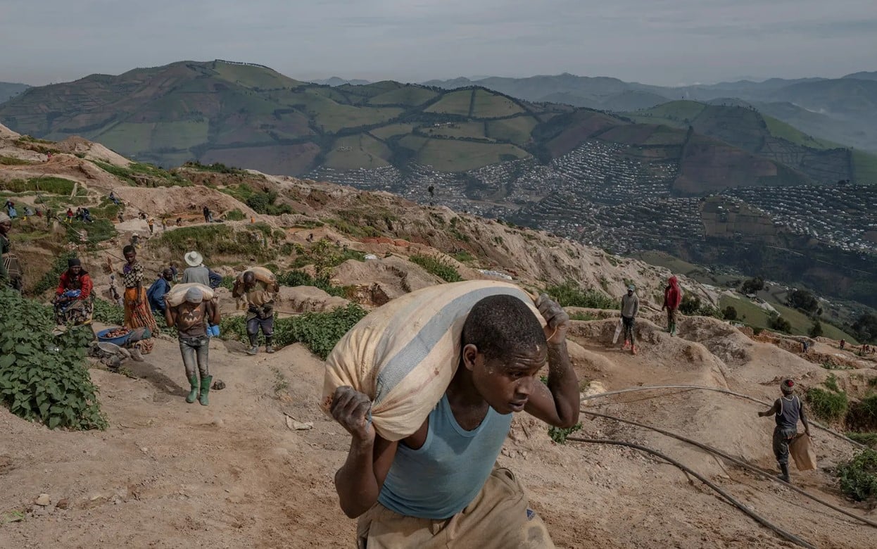 ظروف صعبة للعمل في مناجم الكونغو 