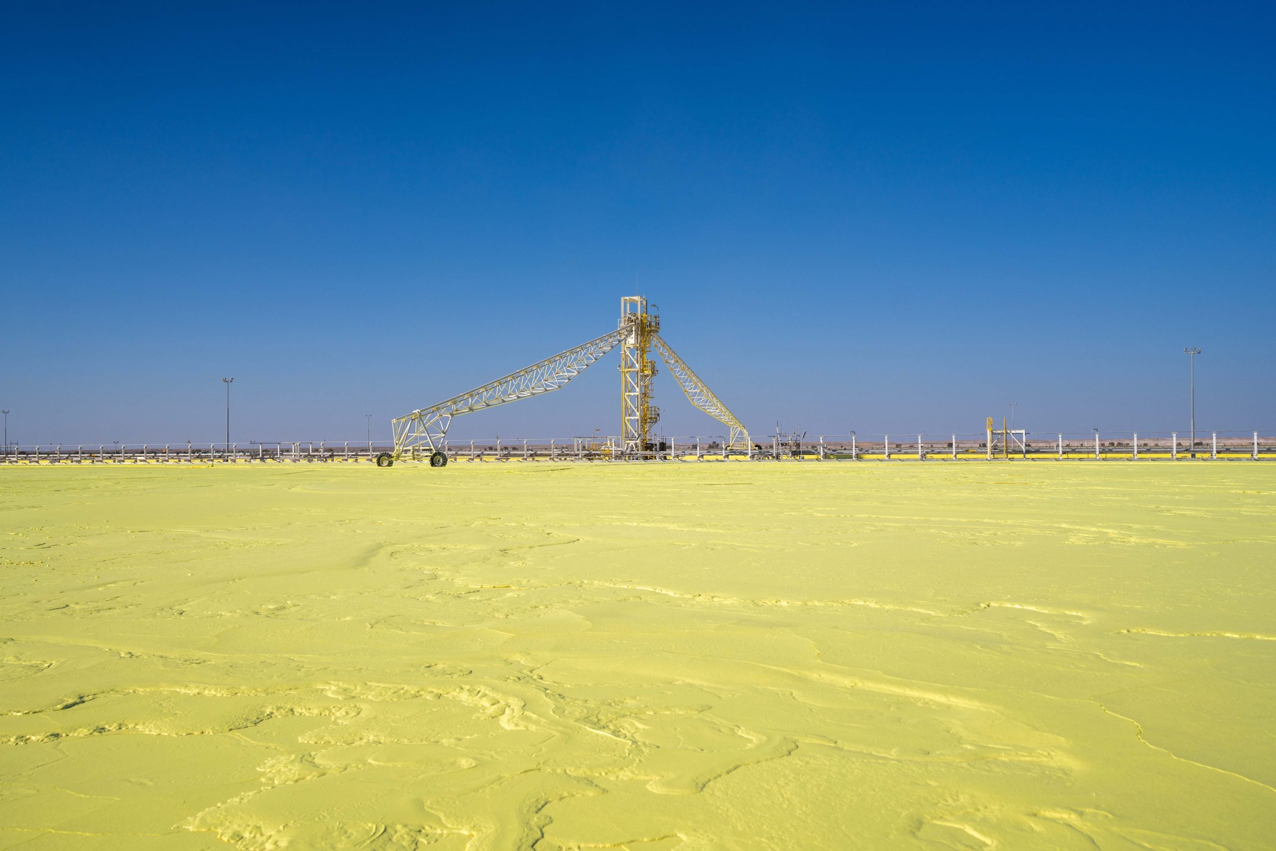 إنتاج سلطنة عمان من الكبريت