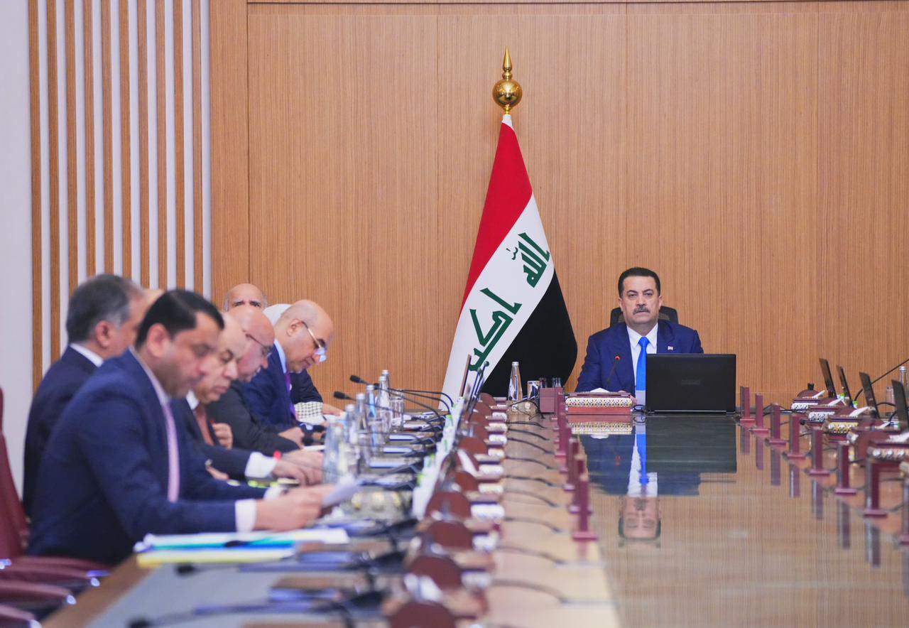 جانب من اجتماع مجلس الورزاء العراقي