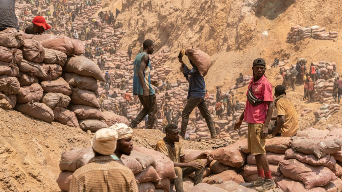 منجم كوبالت في جمهورية الكونغو الديمقراطية