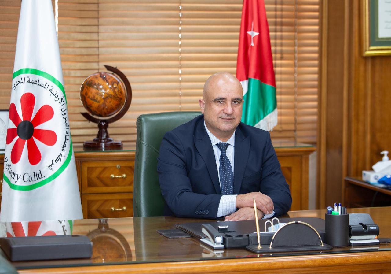 الرئيس التنفيذي لشركة مصفاة البترول المهندس حسن الحياري