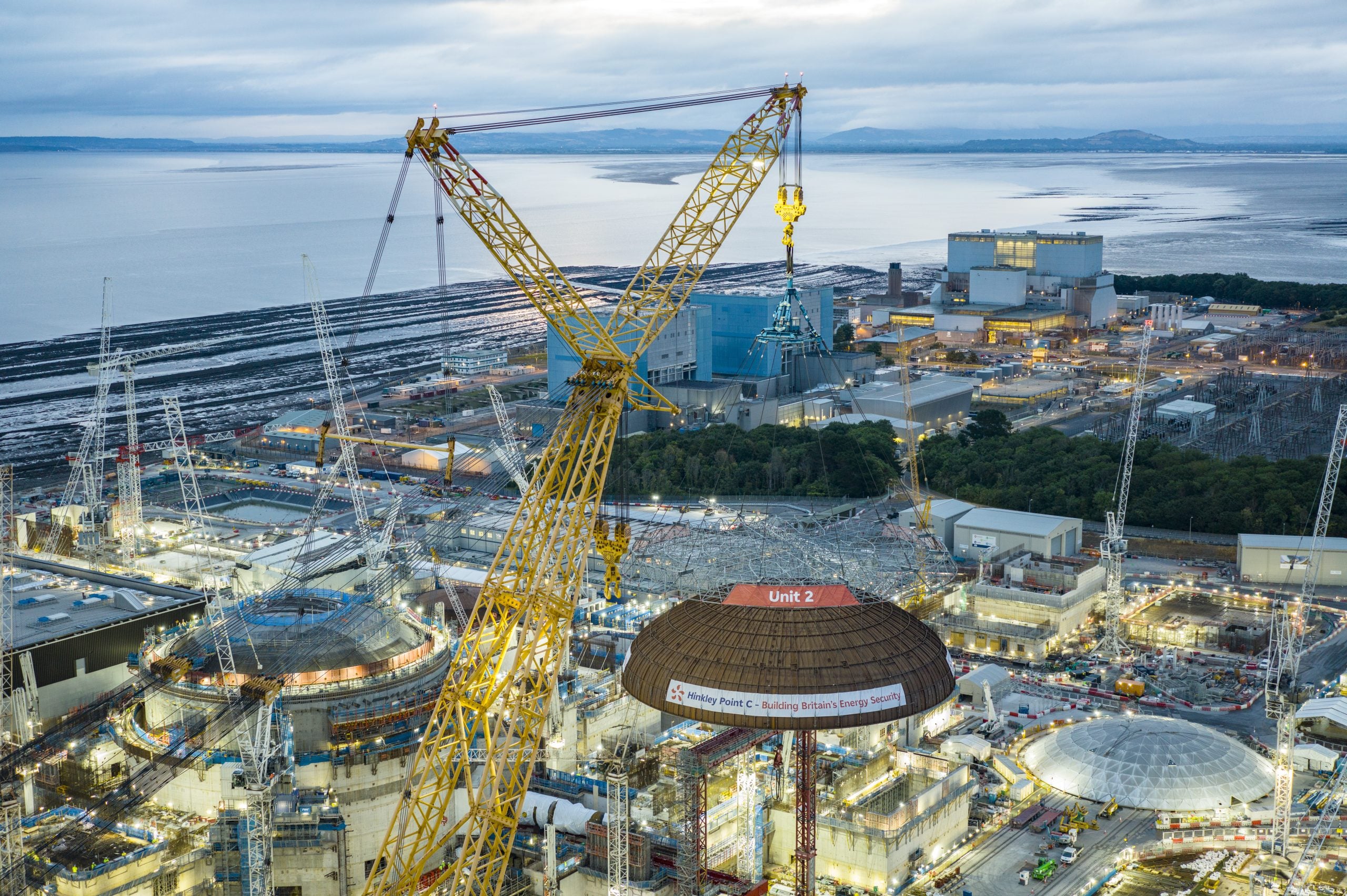 محطة هينكلي بوينت سي النووية في بريطانيا