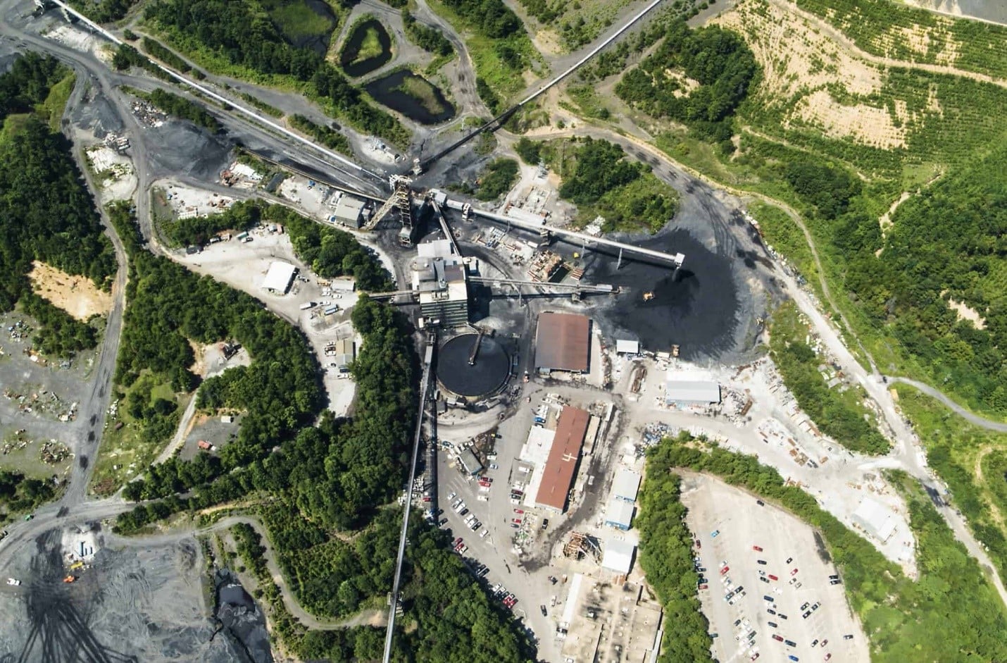 منجم بلو كريك أحد مناجم لفحم في أميركا