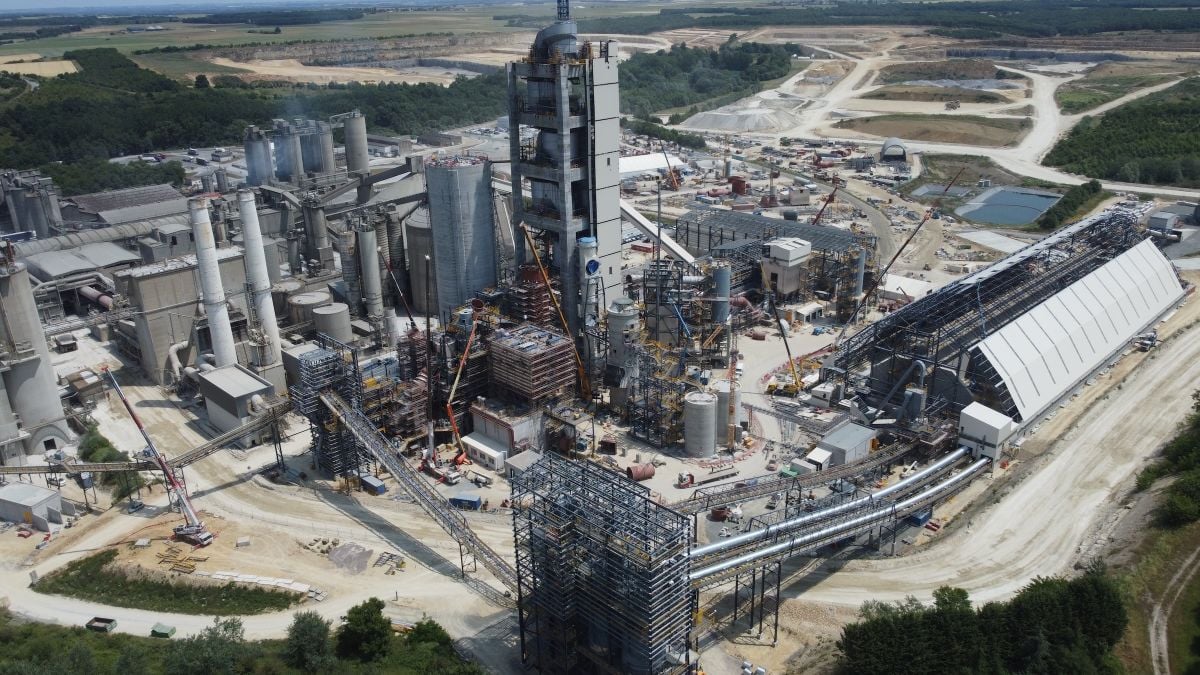 أحد مشروعات احتجاز الكربون في فرنسا