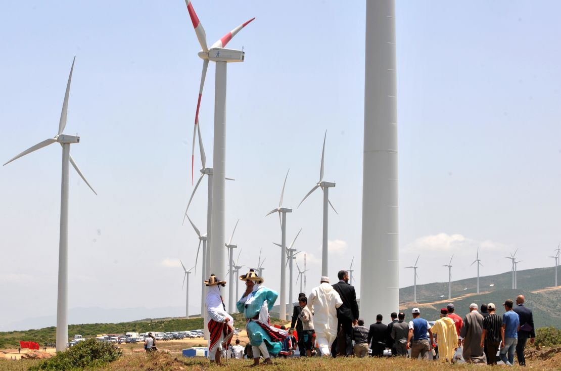 مزرعة الرياح في بلدة ملوسة شمال المغرب