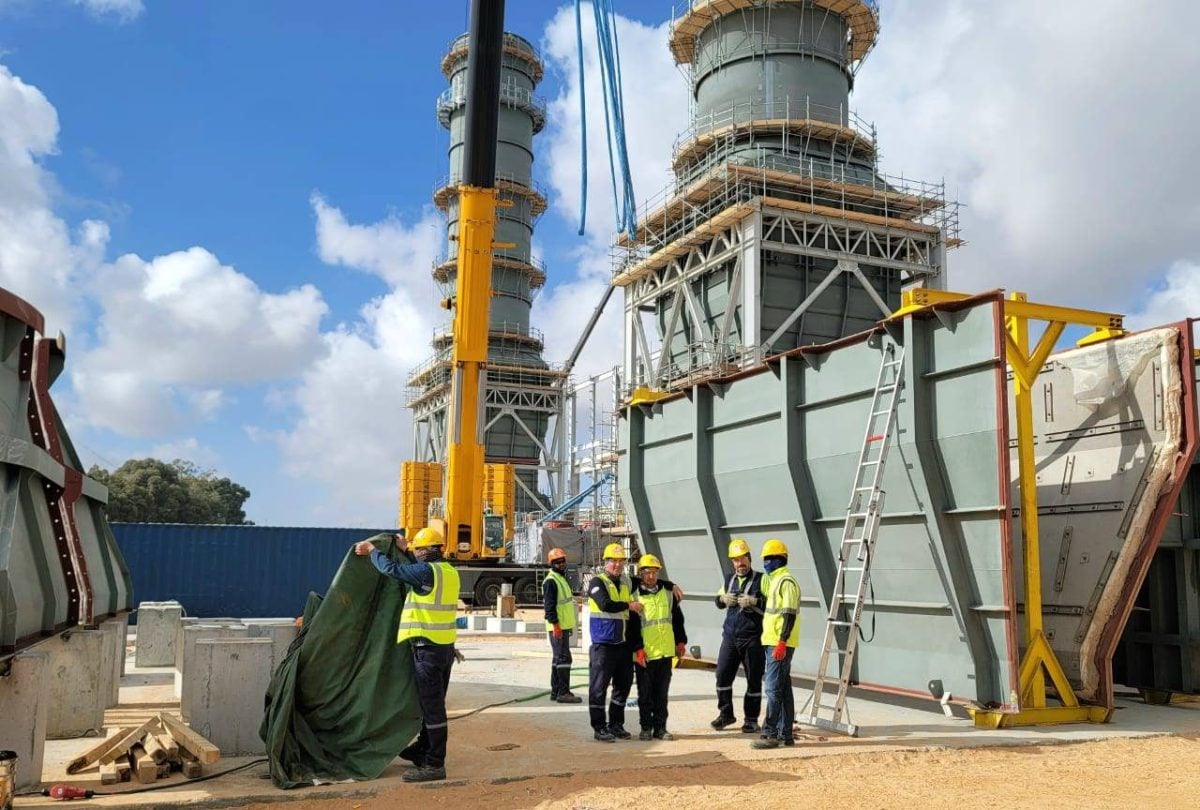 محطة كهرباء جنوب طرابلس الغازية