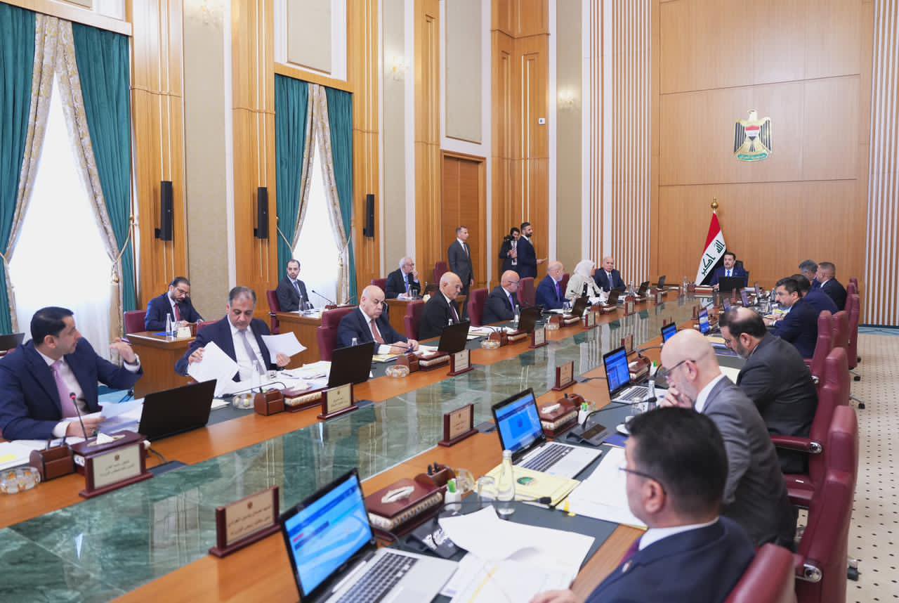 جانب من اجتماع مجلس الورزاء العراقي
