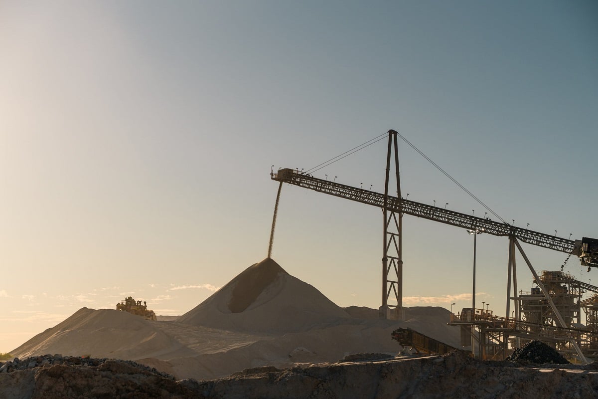 موقع لاستخراج الليثيوم - الصورة من شركة Pilbara Minerals