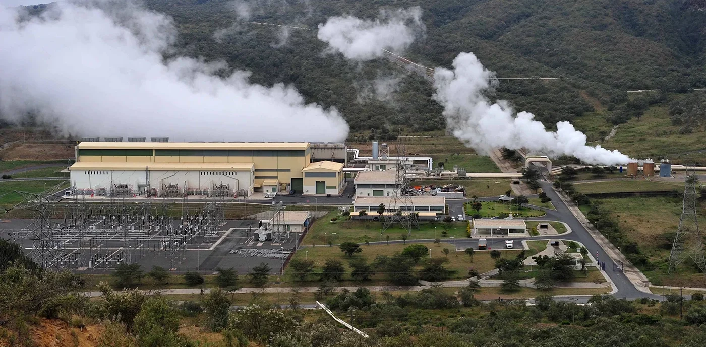 محطة طاقة حرارية أرضية في كينيا