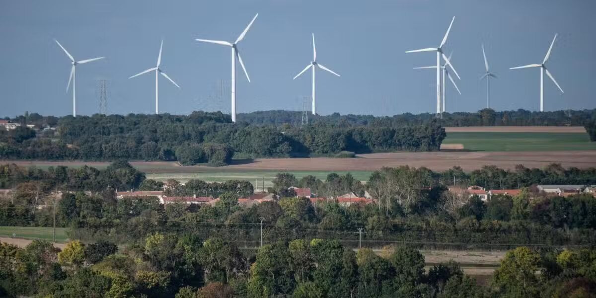 مزرعة رياح جنوب غرب فرنسا