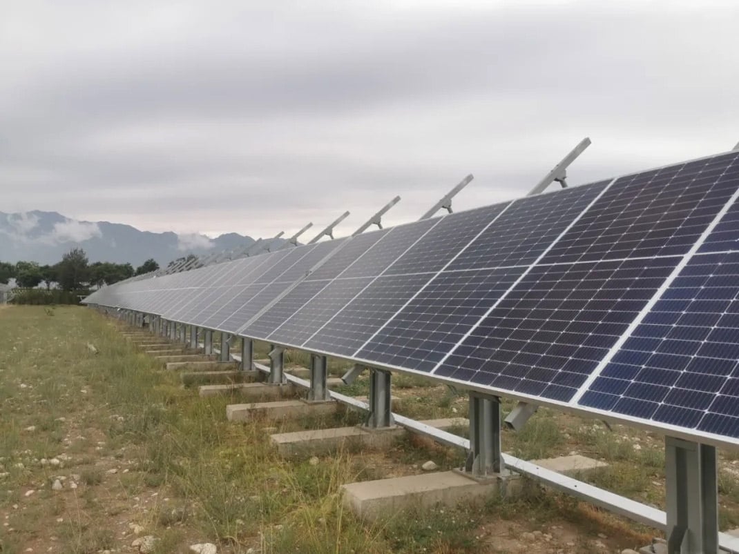 إحدى محطات الطاقة الشمسية في 2026