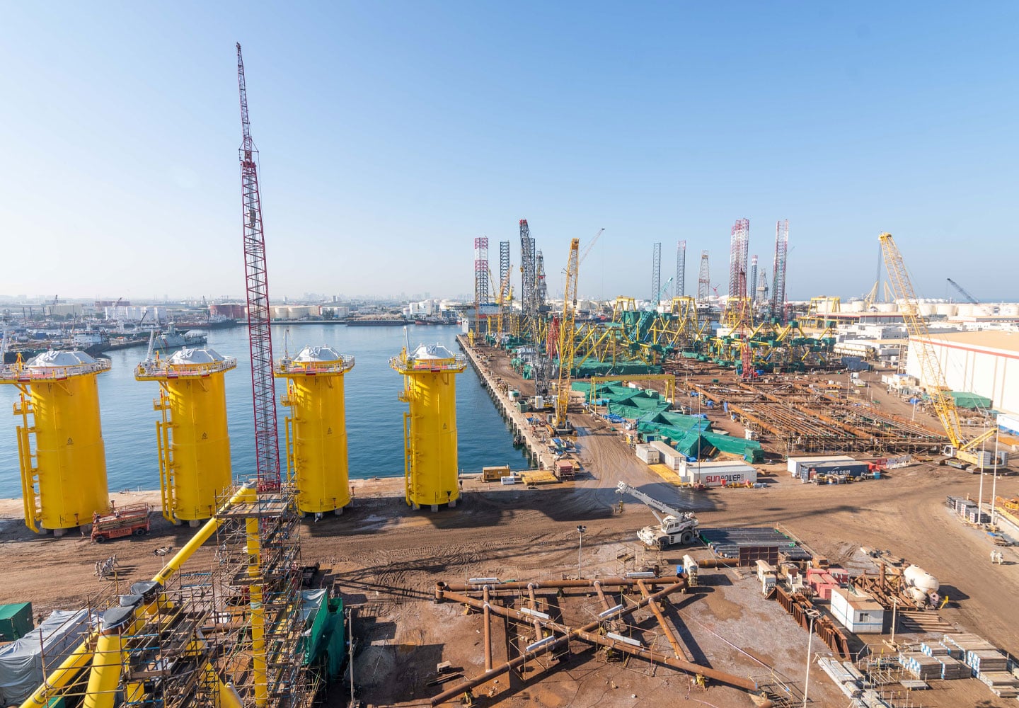 أكبر حقل غاز في دبي