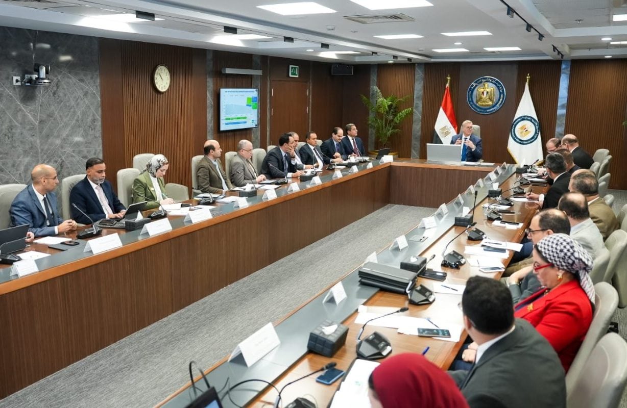 جانب من اجتماع وزير البترول المصري والشركة الإماراتية