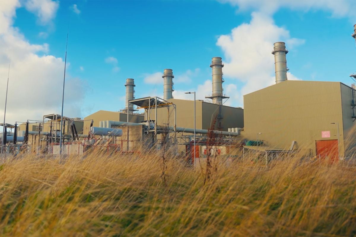 محطة لتوليد الكهرباء بالغاز 