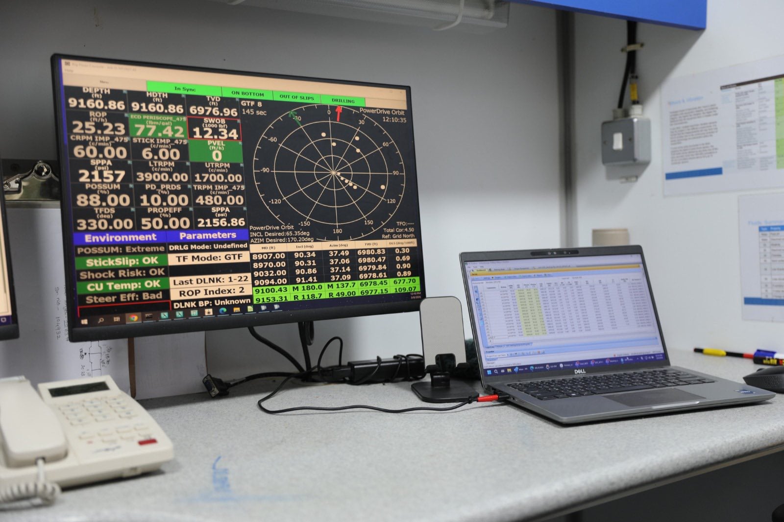 حفر أول بئر بالذكاء الاصنطاعي في ليبيا- الصورة من المؤسسة الوطنية للنفط