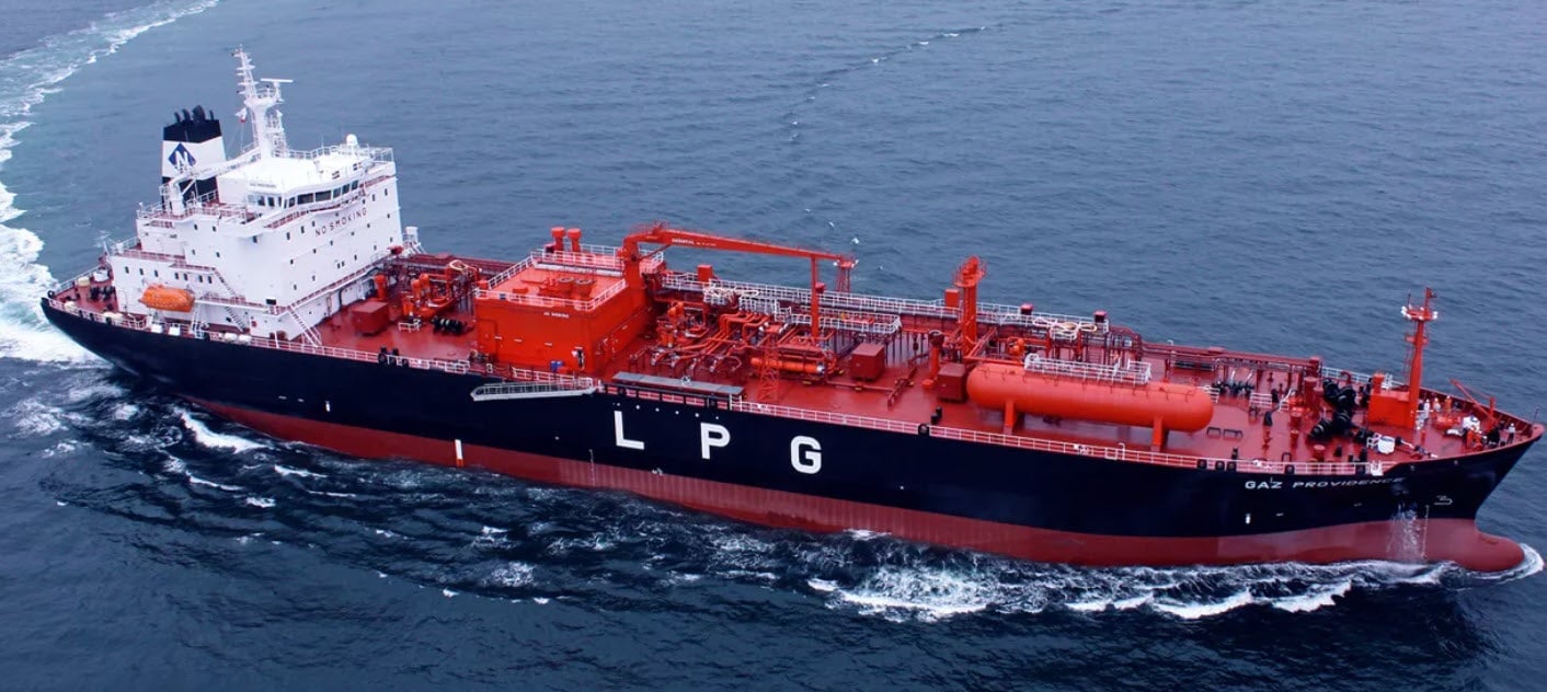 شحنات غاز نفط مسال