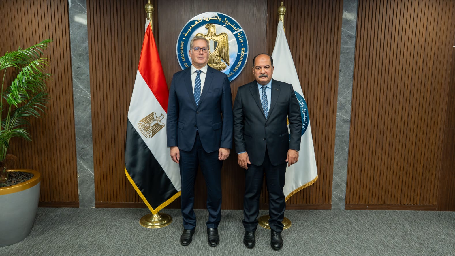 من مراسم الجمعية العامة لـ إنبي- الصورة من وزارة البترول