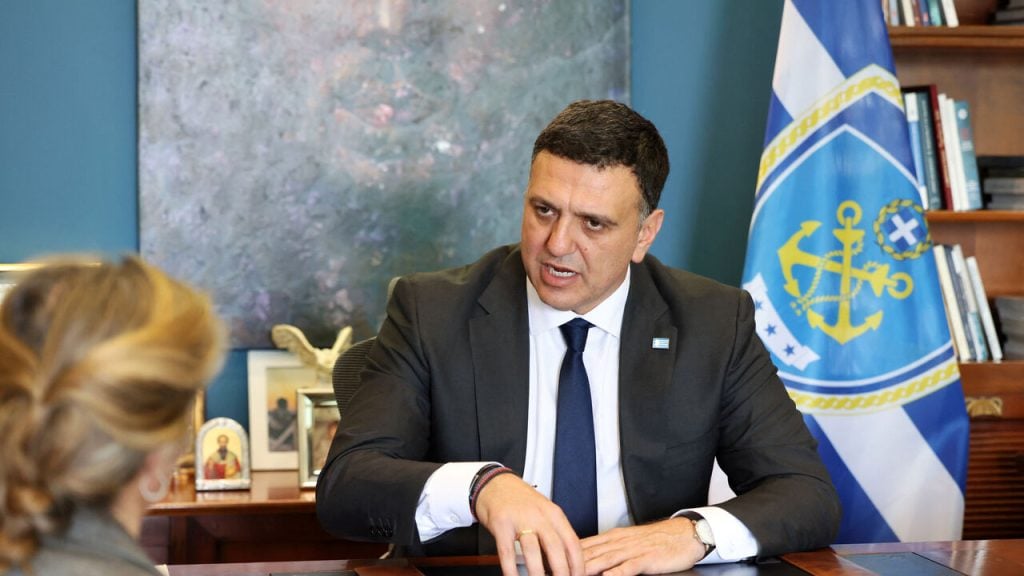 وزير النقل البحري اليوناني فاسيليس كيكيلياس