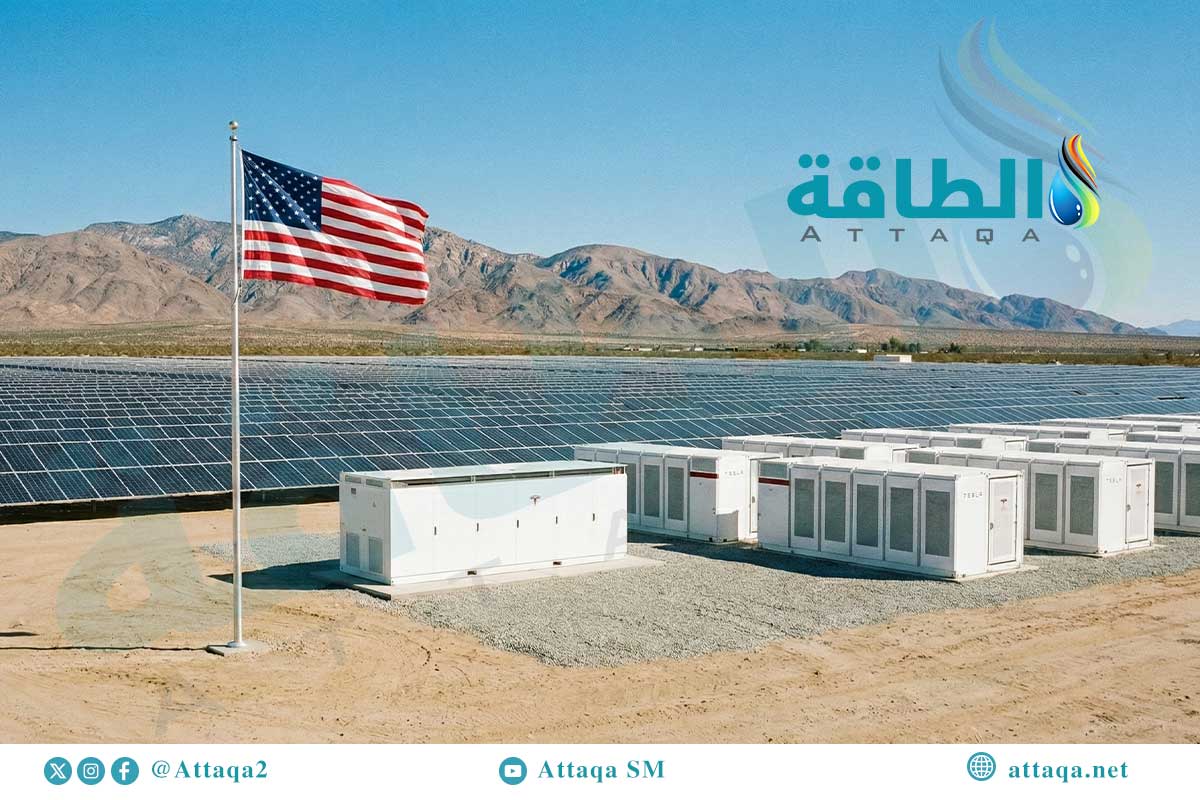 تركيبات بطاريات تخزين الكهرباء في الولايات المتحدة