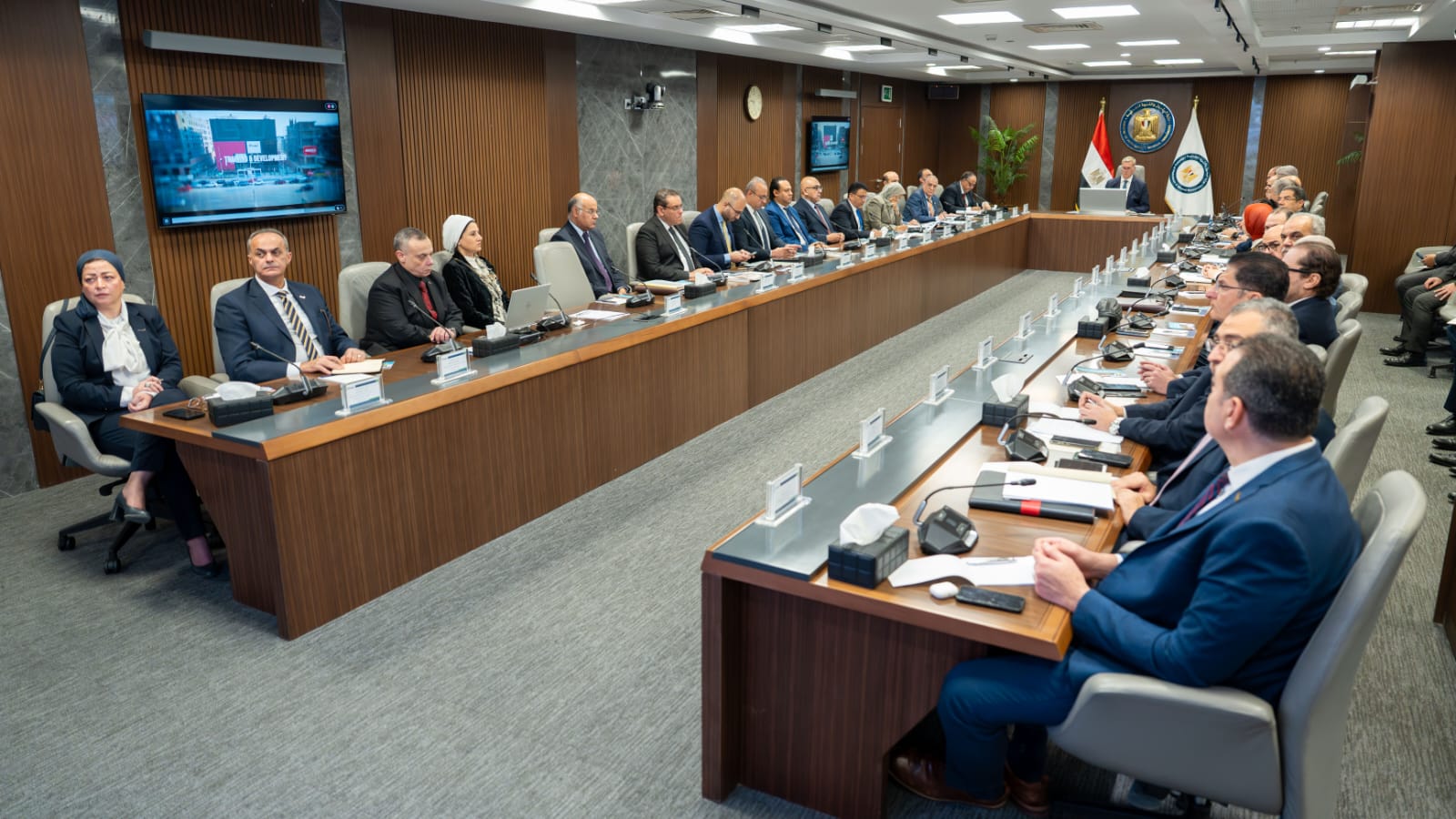 من مراسم الجمعية العامة لـ إنبي- الصورة من وزارة البترول