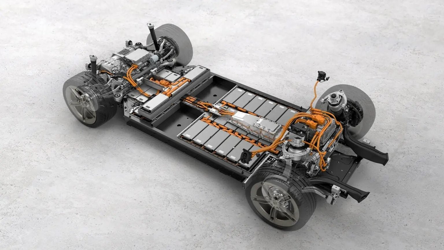 بطارية سيارة كهربائية