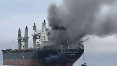 Photo of مشهد مروع لانفجار ناقلتي وقود في العراق (فيديو)