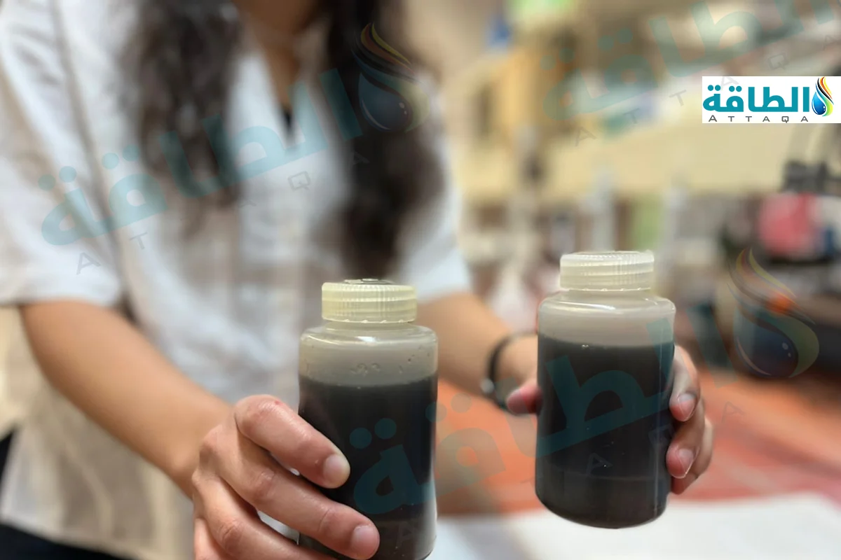 عينات من السماد الحيوي الناتج عن وحدات البيوغاز 