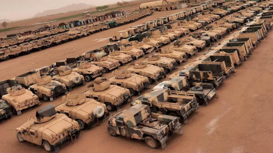 معدات عسكرية تابعة للجيش الأميركي-