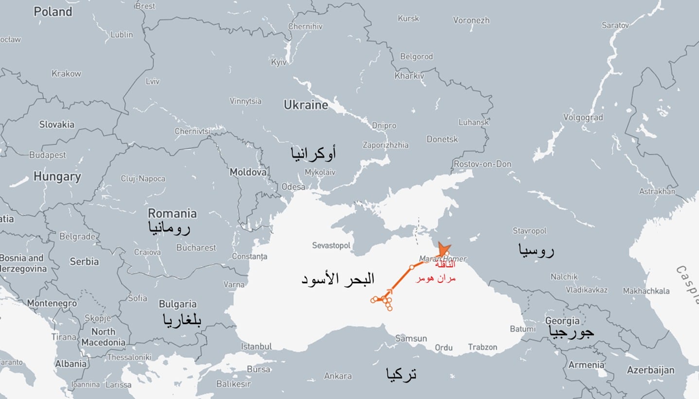 ناقلة نفط يونانية تتعرض لهجوم في البحر الأسود