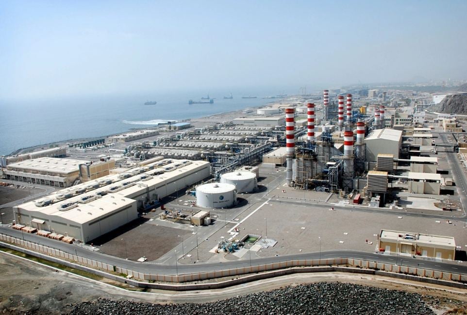 توليد الكهرباء من الغاز في الإمارات