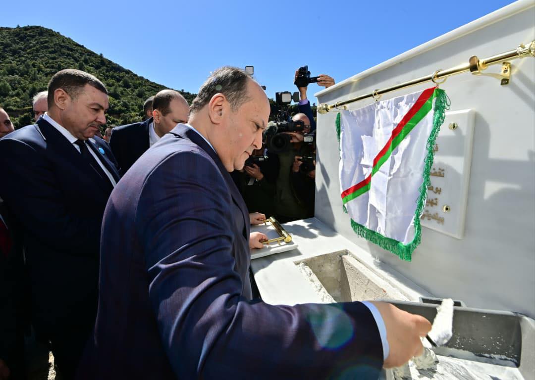 من مراسم إطلاق أعمال مشروع منجم تالة حمزة في الجزائر