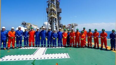 Photo of سفينة حفر عملاقة تبدأ مهمة حفر 5 آبار غاز في مصر