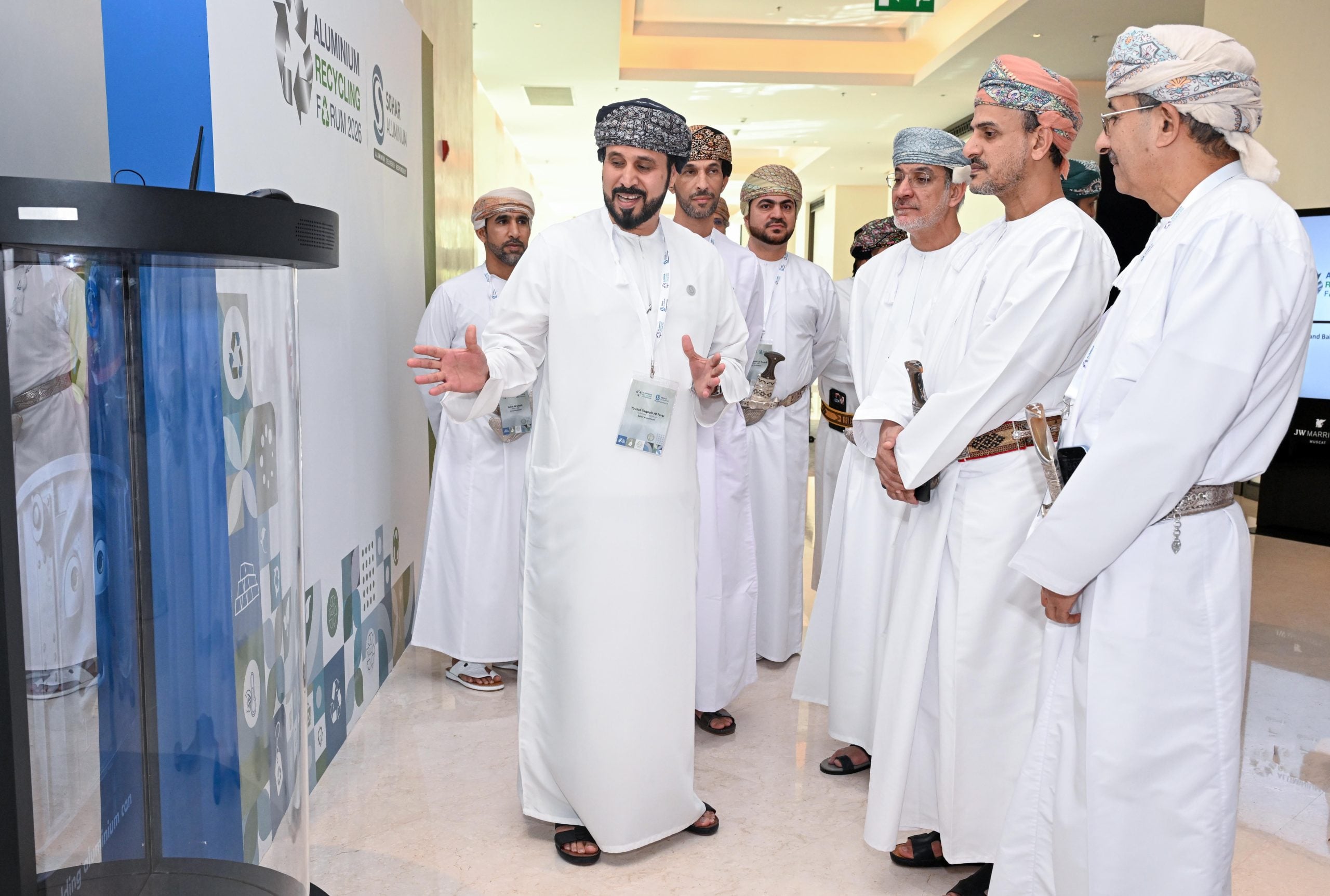جانب من ندوة إعادة تدوير الألومنيوم التي نظّمتها شركة صحار ألمنيوم