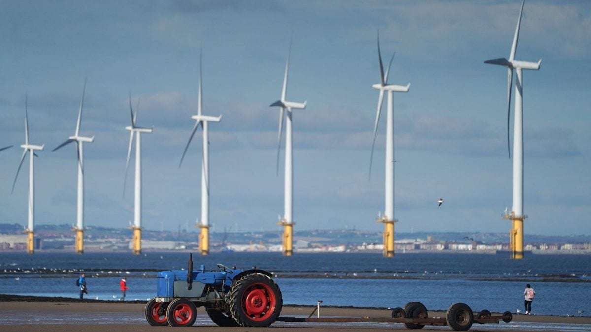 مزرعة رياح في المملكة المتحدة