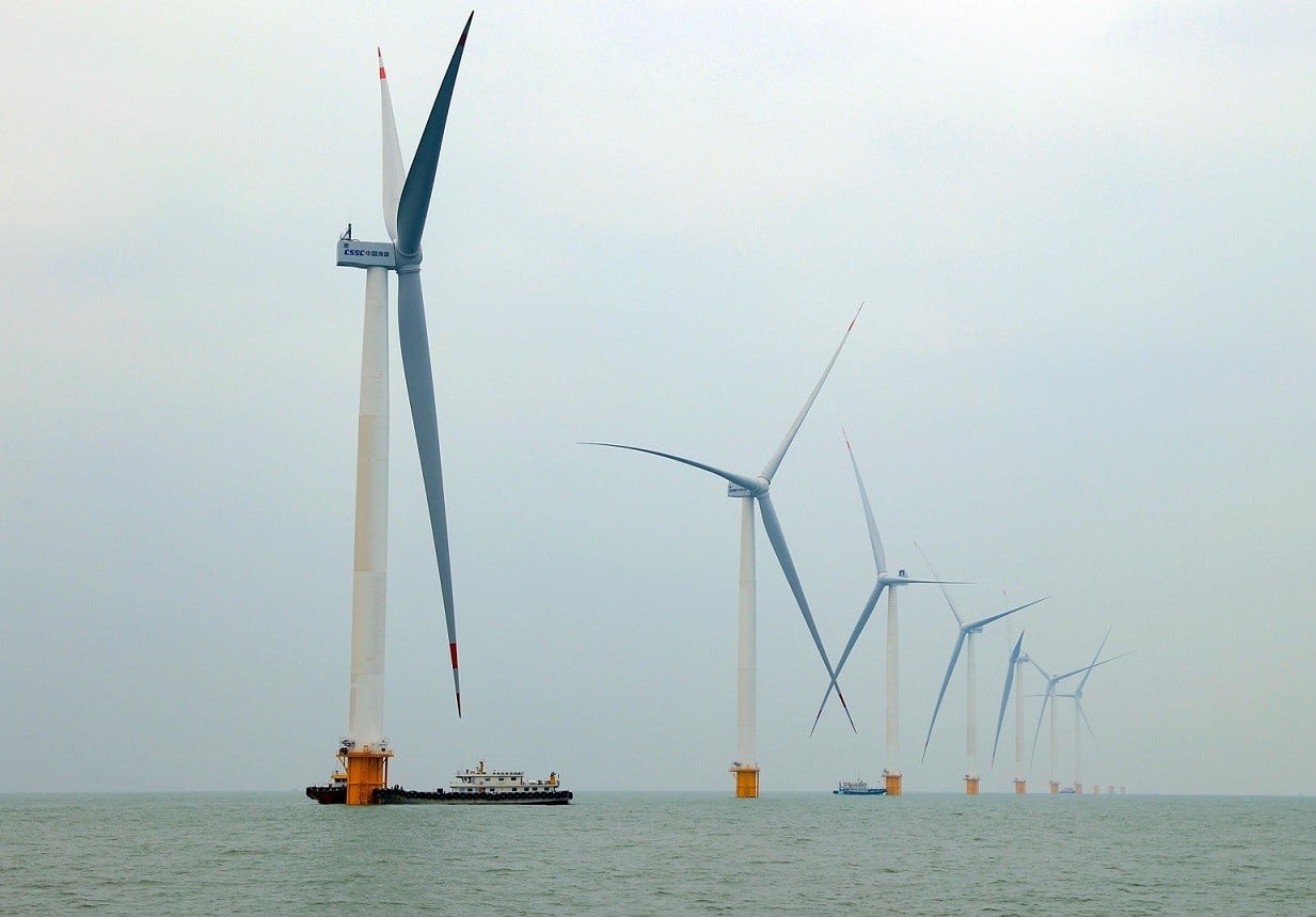 طاقة الرياح البحرية في الصين