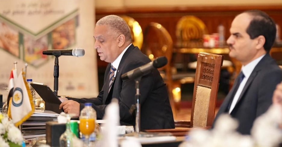 جانب من اجتماع الجمعية العمومية لشركة غاز مصر