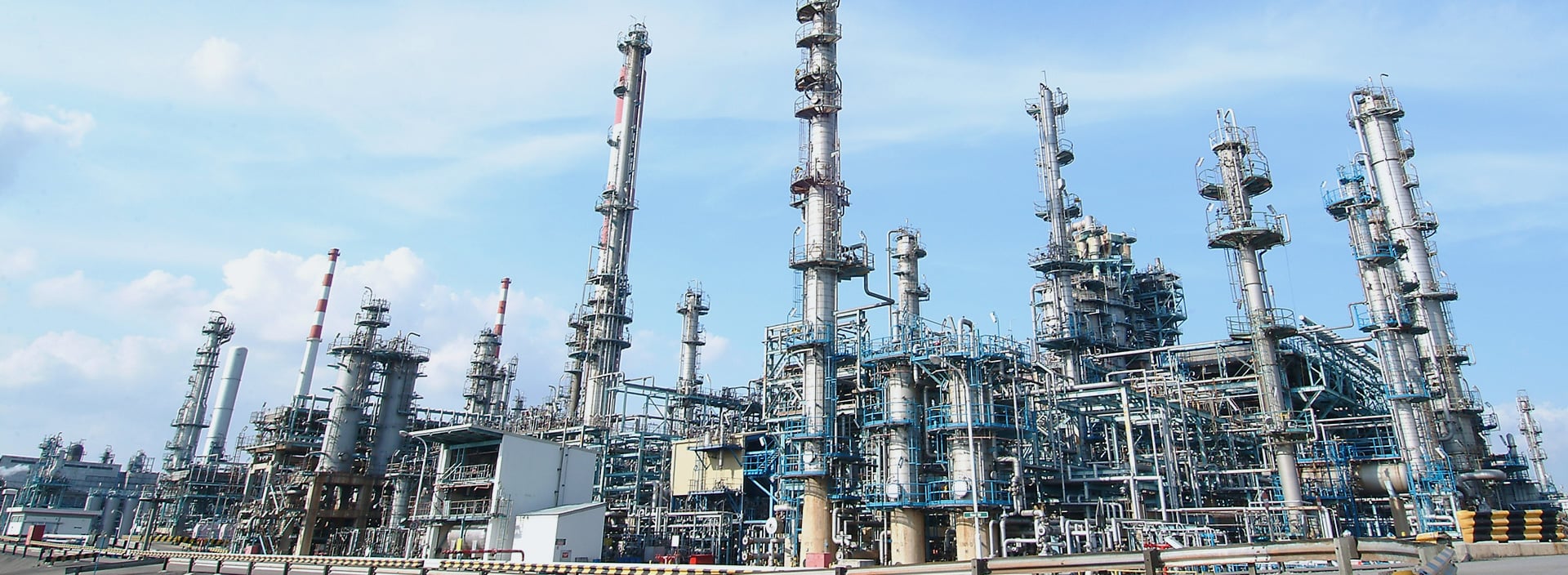 مرافق في مصفاة التكرير السنغافورية 