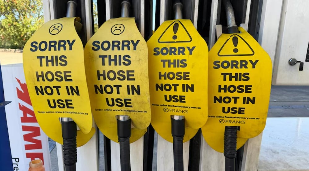 محطة وقود في ولاية فيكتوريا الأسترالية 