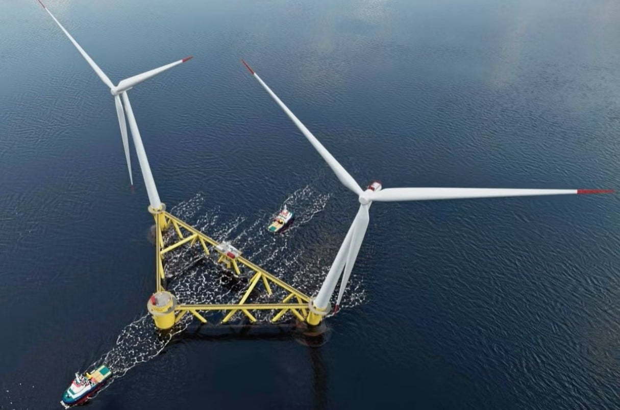 مزرعة رياح بحرية عائمة