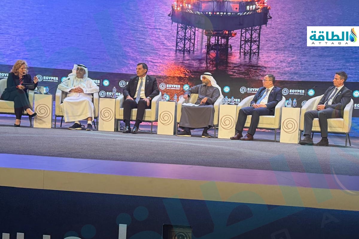 عبدالكريم المازمي خلال مشاركته في فعاليات مؤتمر "إيجبس 2026"