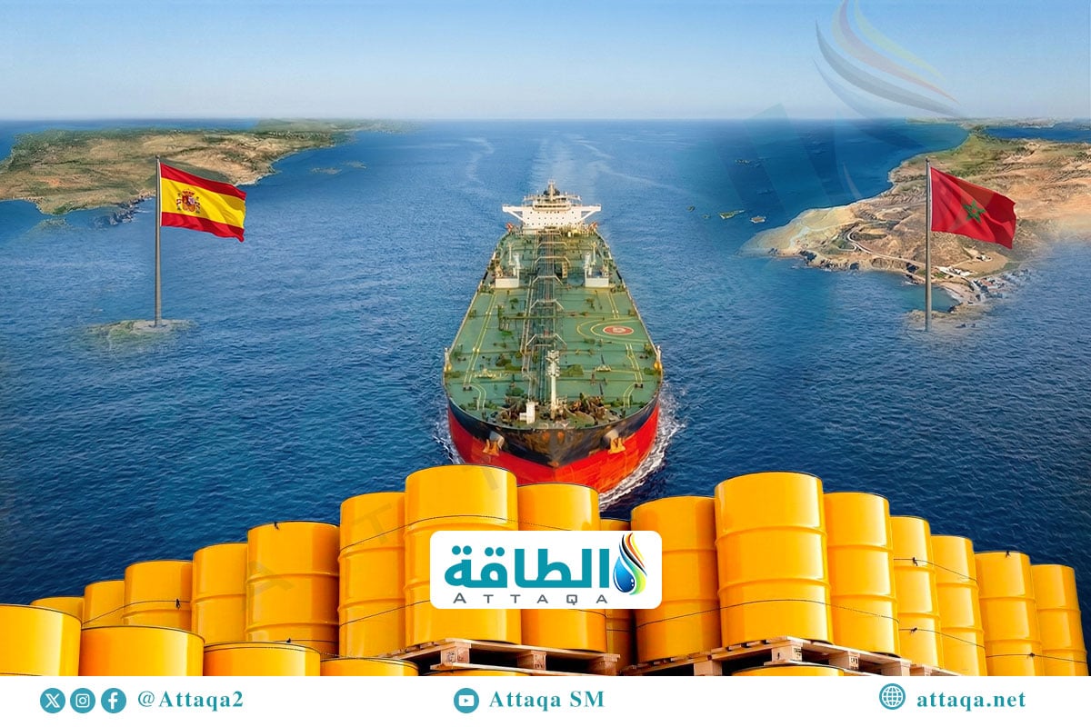صادرات إسبانيا من المنتجات النفطية إلى المغرب