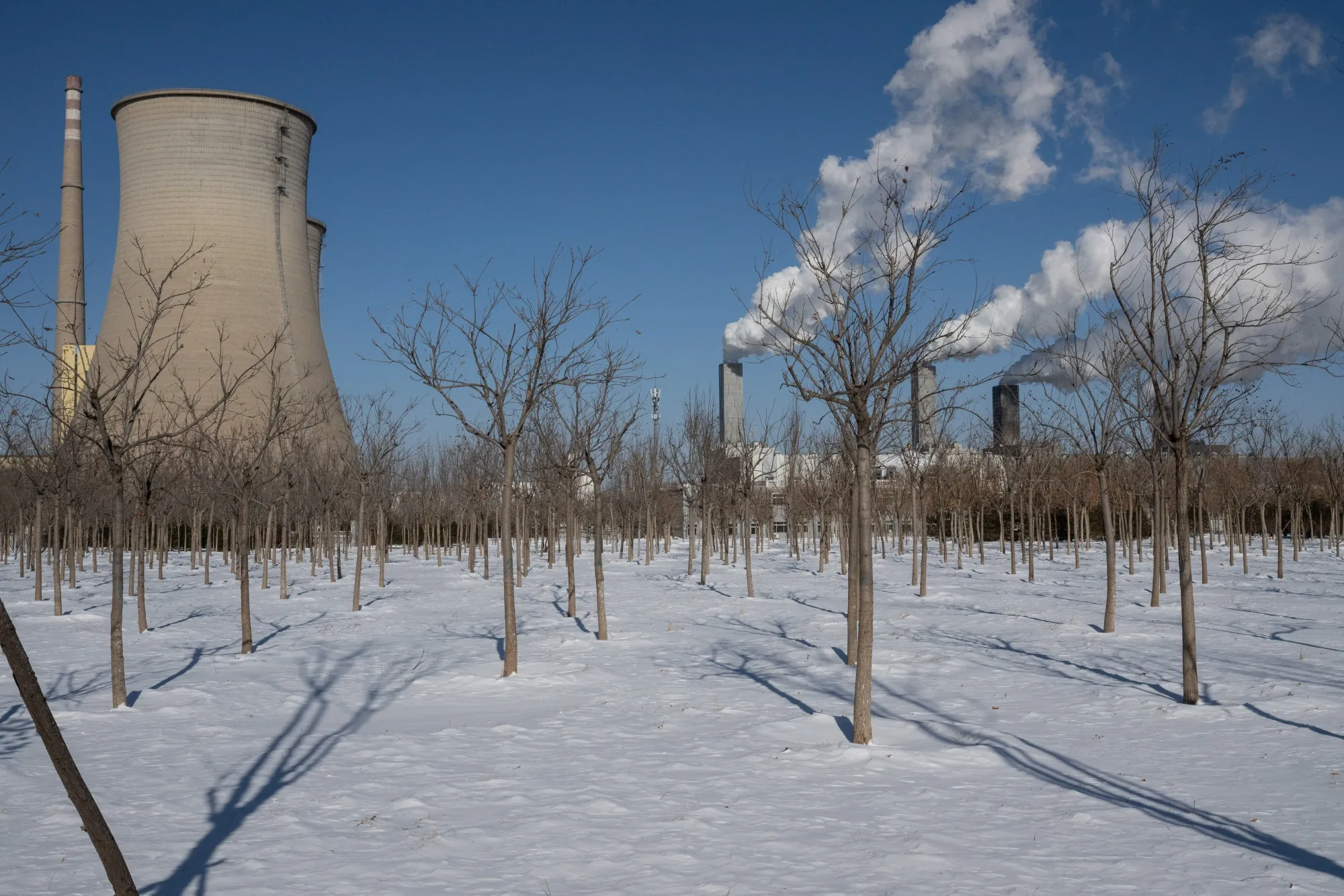 محطة فحم في الصين