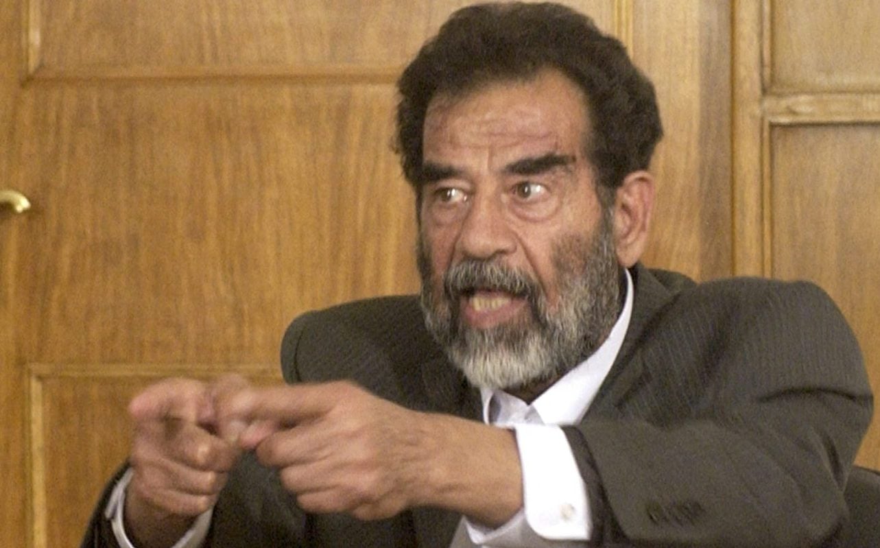 جانب من محاكمة الرئيس العراقي الأسبق صدام حسين