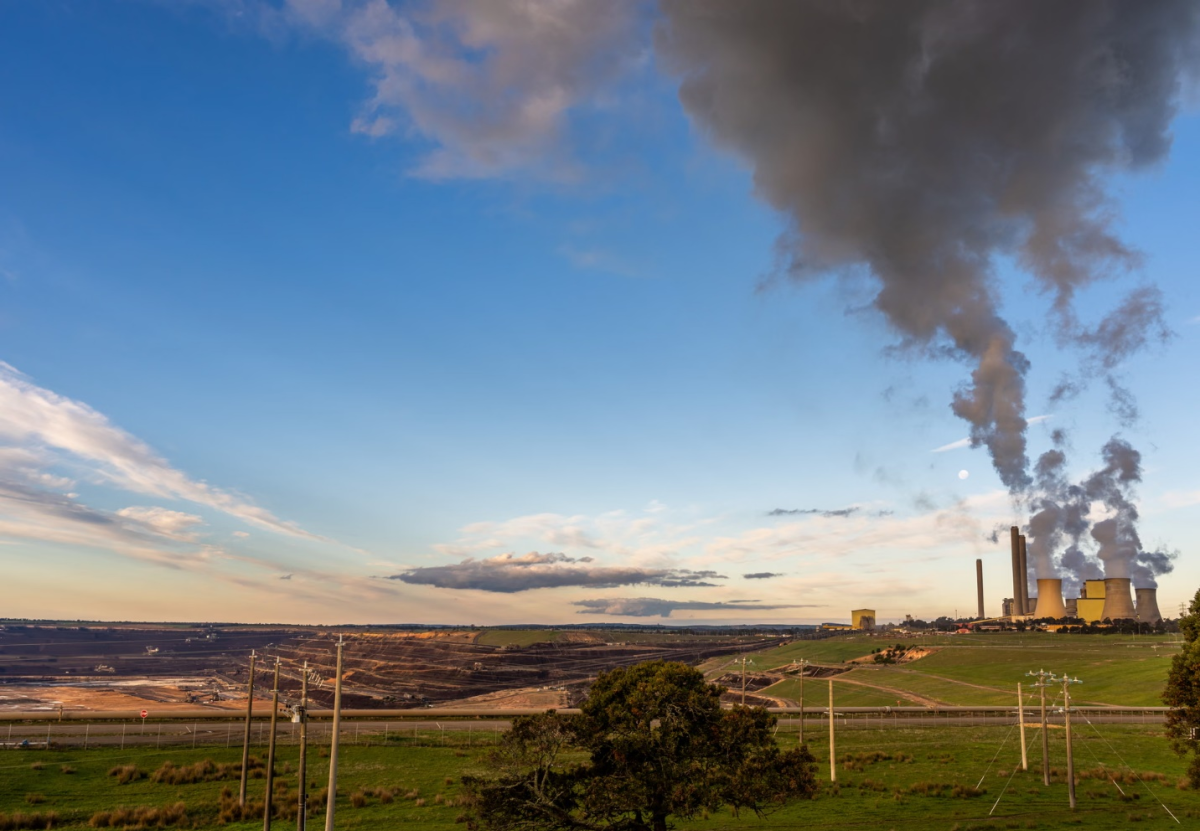 محطة توليد الكهرباء بالفحم في وادي لاتروب بولاية فيكتوريا الأسترالية