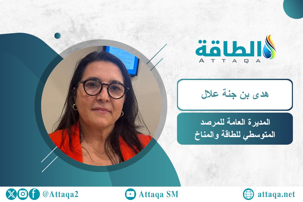 المديرة العامة للمرصد المتوسطي للطاقة والمناخ هدى بن جنة علال