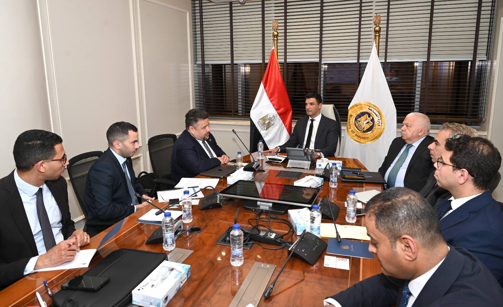 جانب من مباحثات مشروع الأمونيا الخضراء في مصر