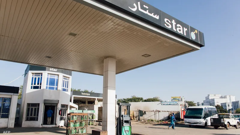 محطة وقود في موريتانيا